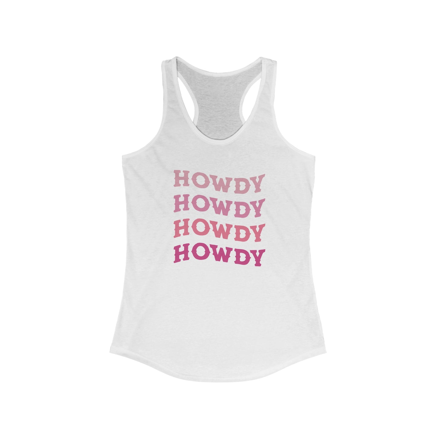 Howdy Cowgirl Racerback Tank