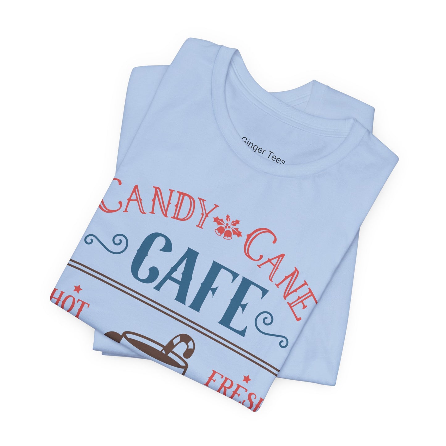 Candy Cane Cafe Tee