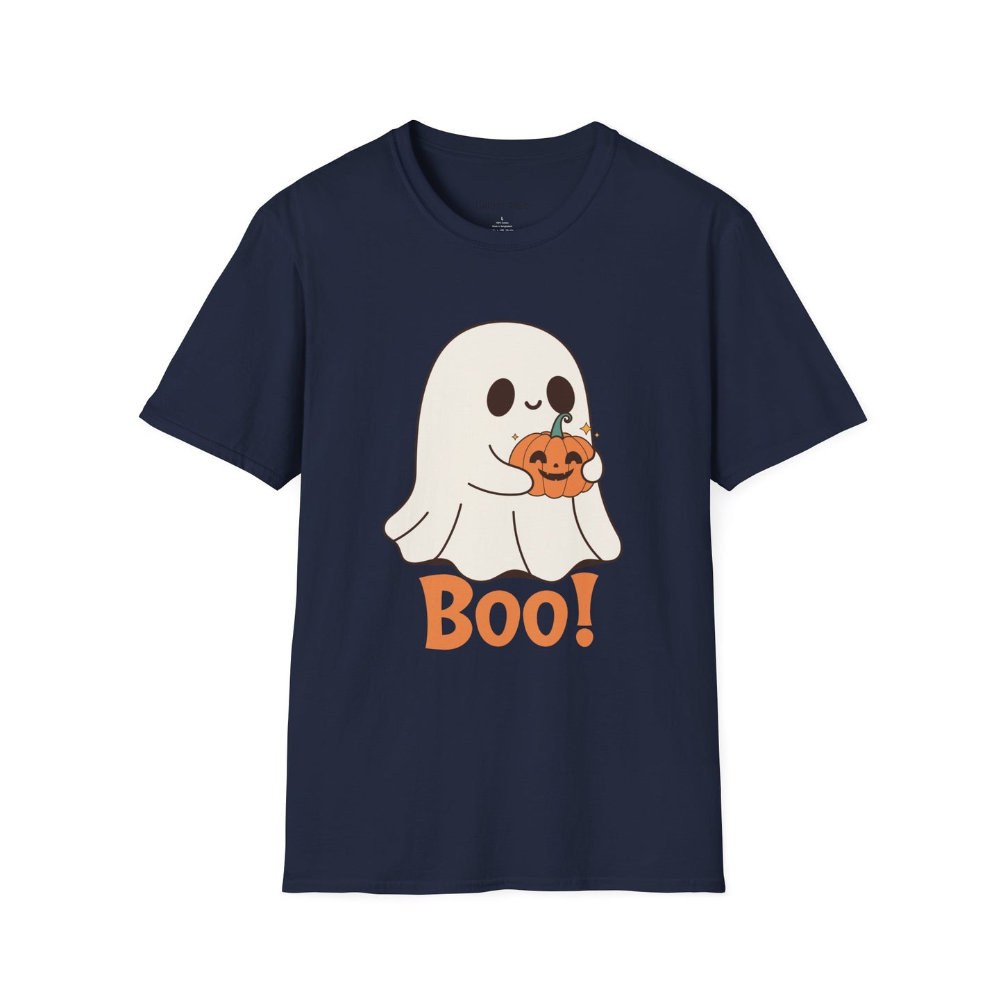 Adorable Ghost 'Boo' Halloween Tee