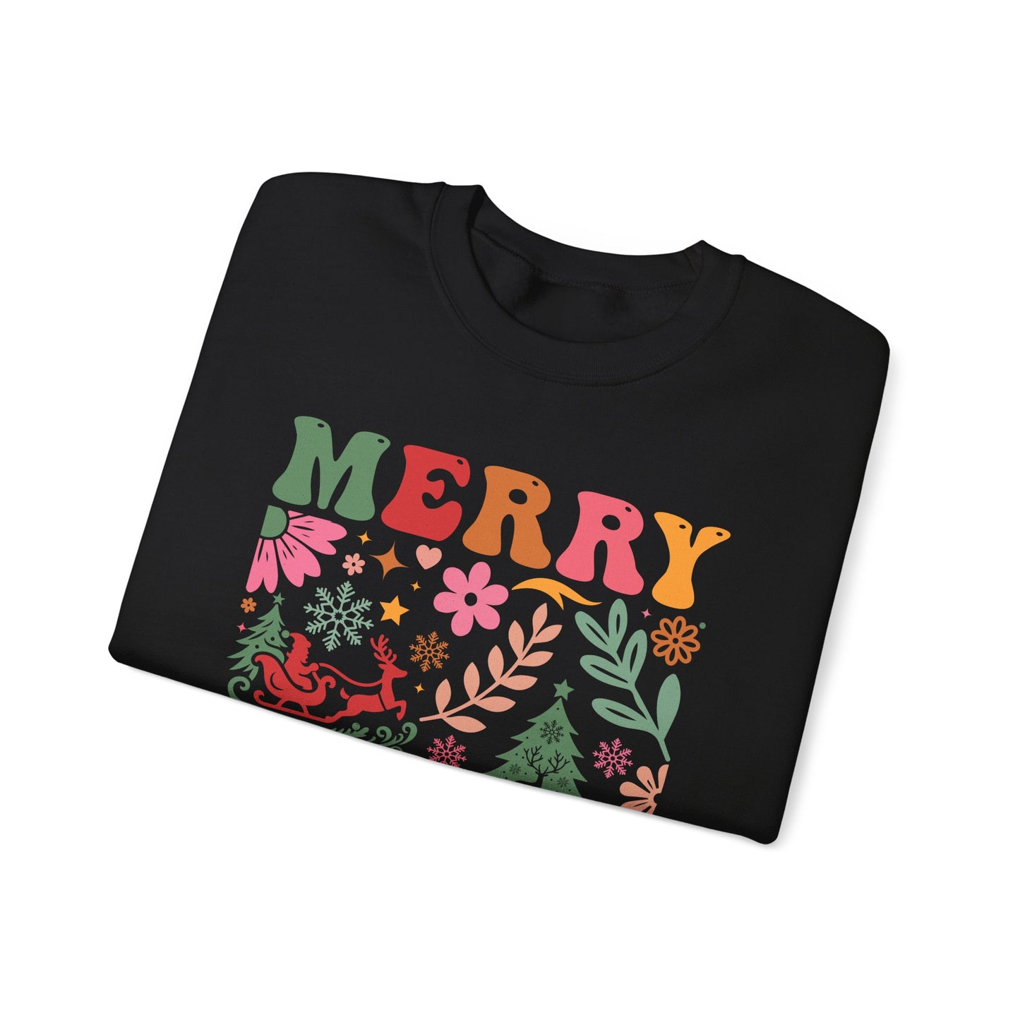 Boho Merry Christmas Sweatshirt