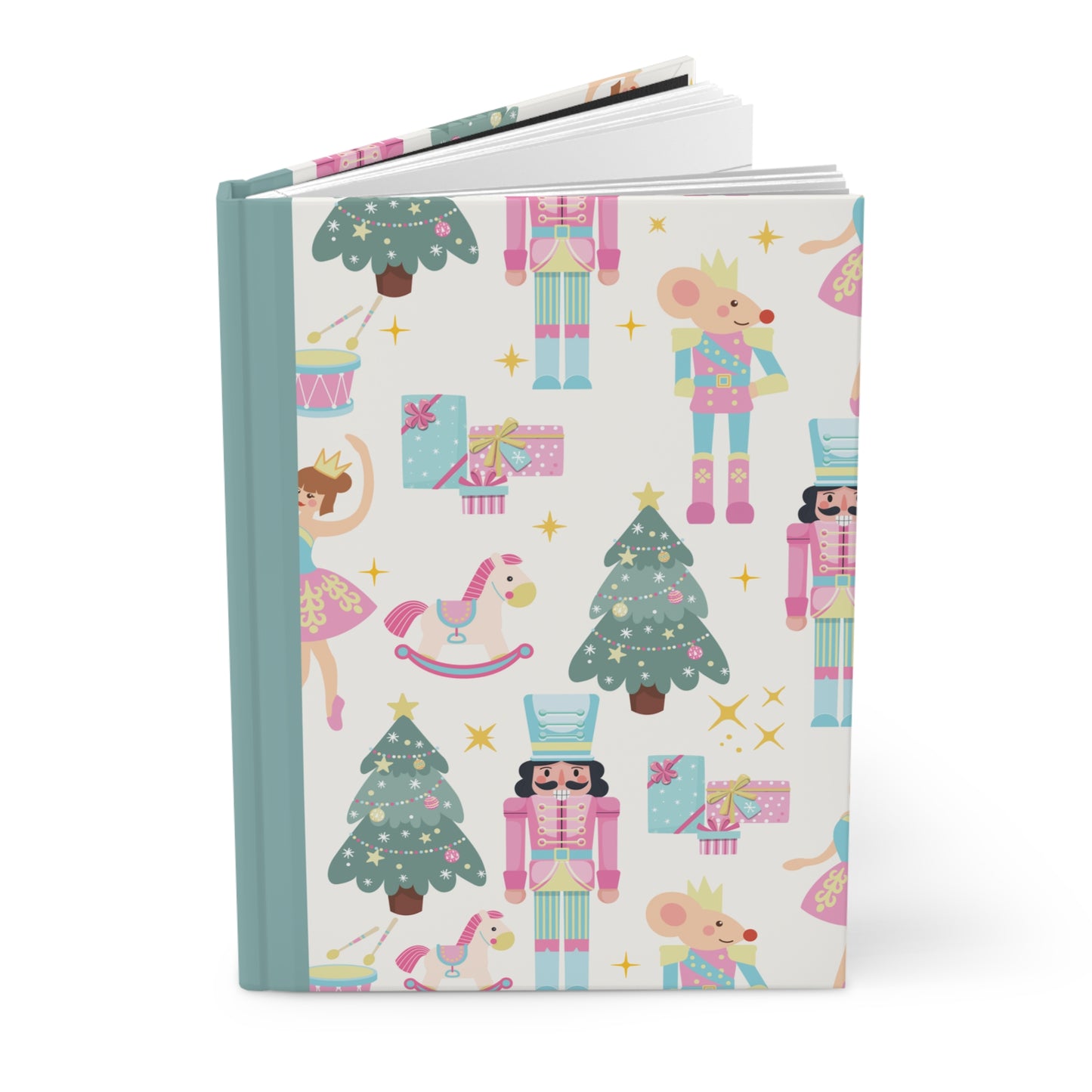Nutcracker Ballet Hardcover Journal