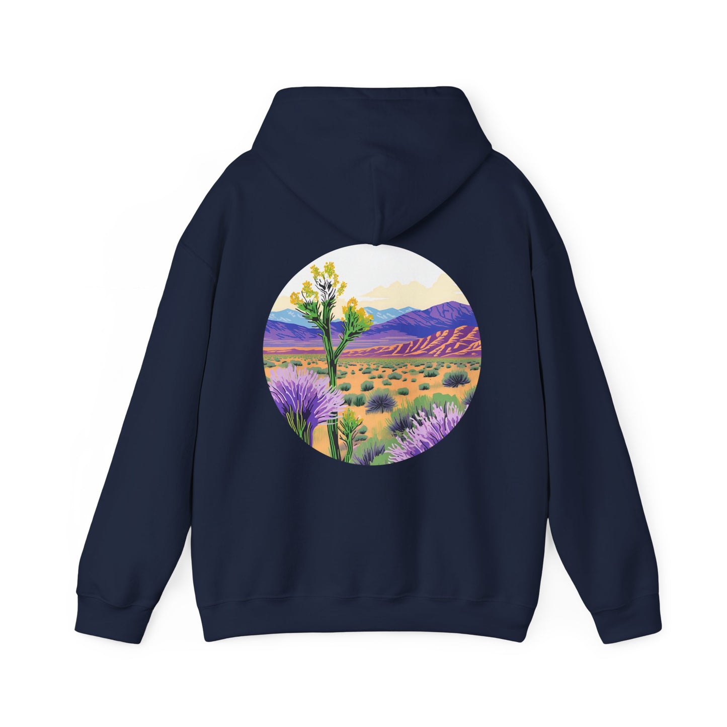 Nevada Sagebrush Desert Landscape Hoodie