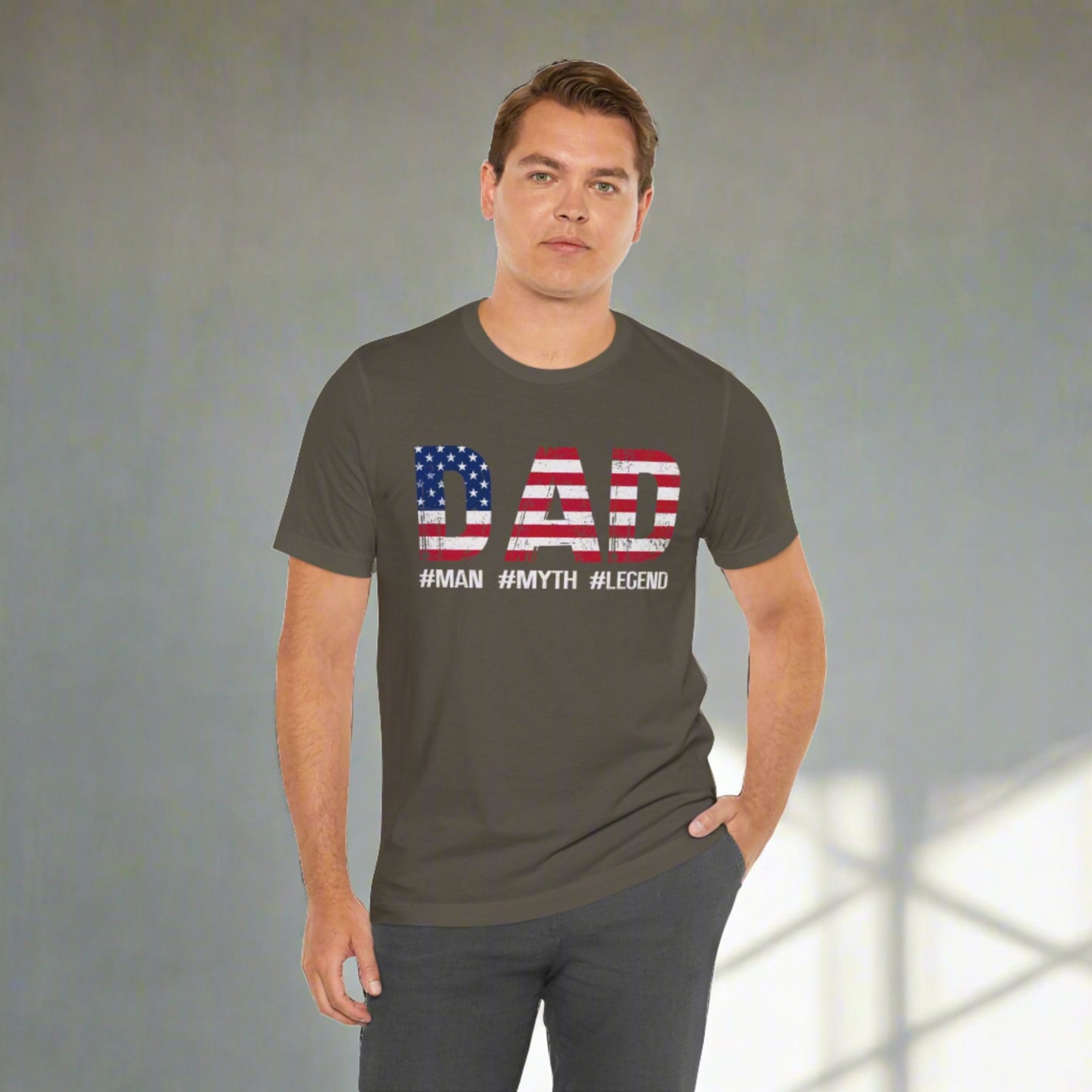 Dad man myth legend t-shirt