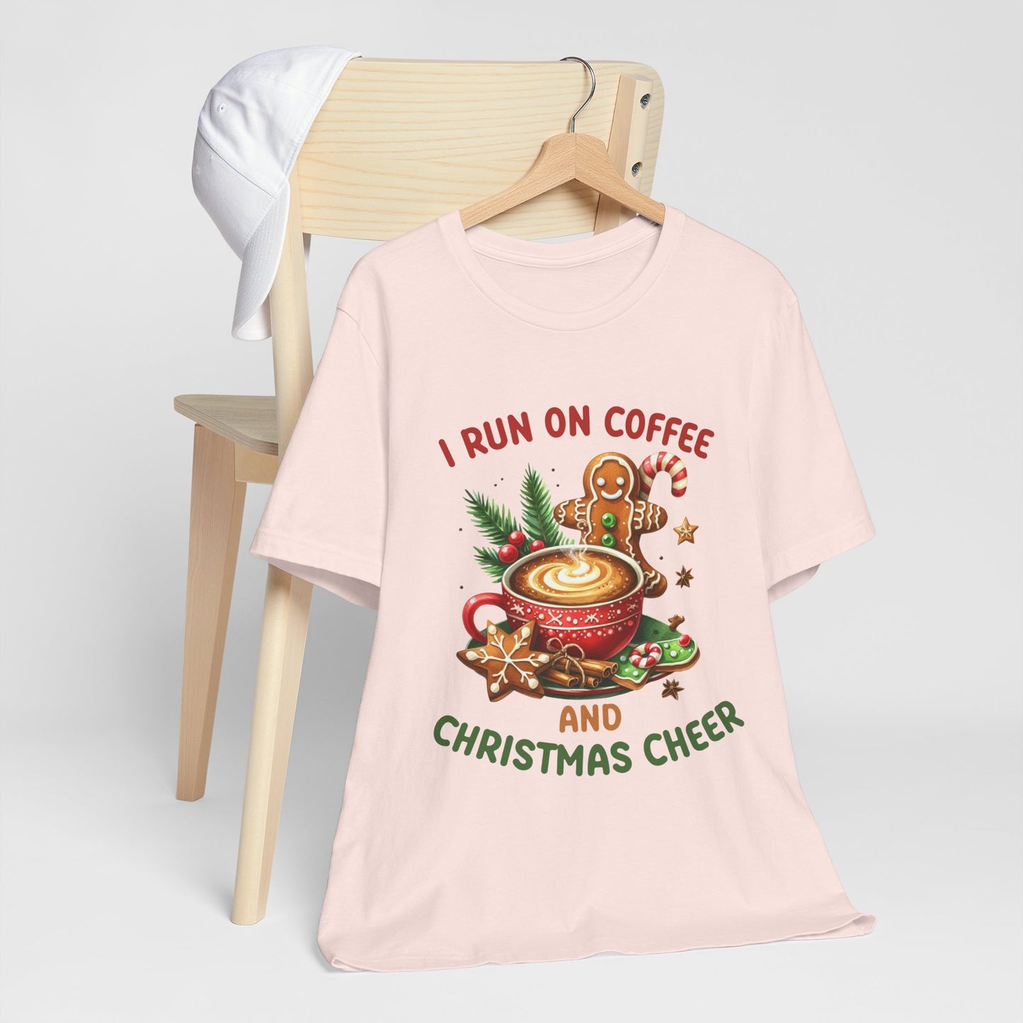 I Run on Coffee and Christmas Cheer Tee