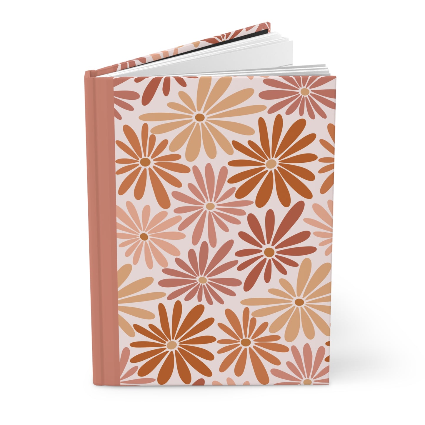 Retro Floral Hardcover Journal