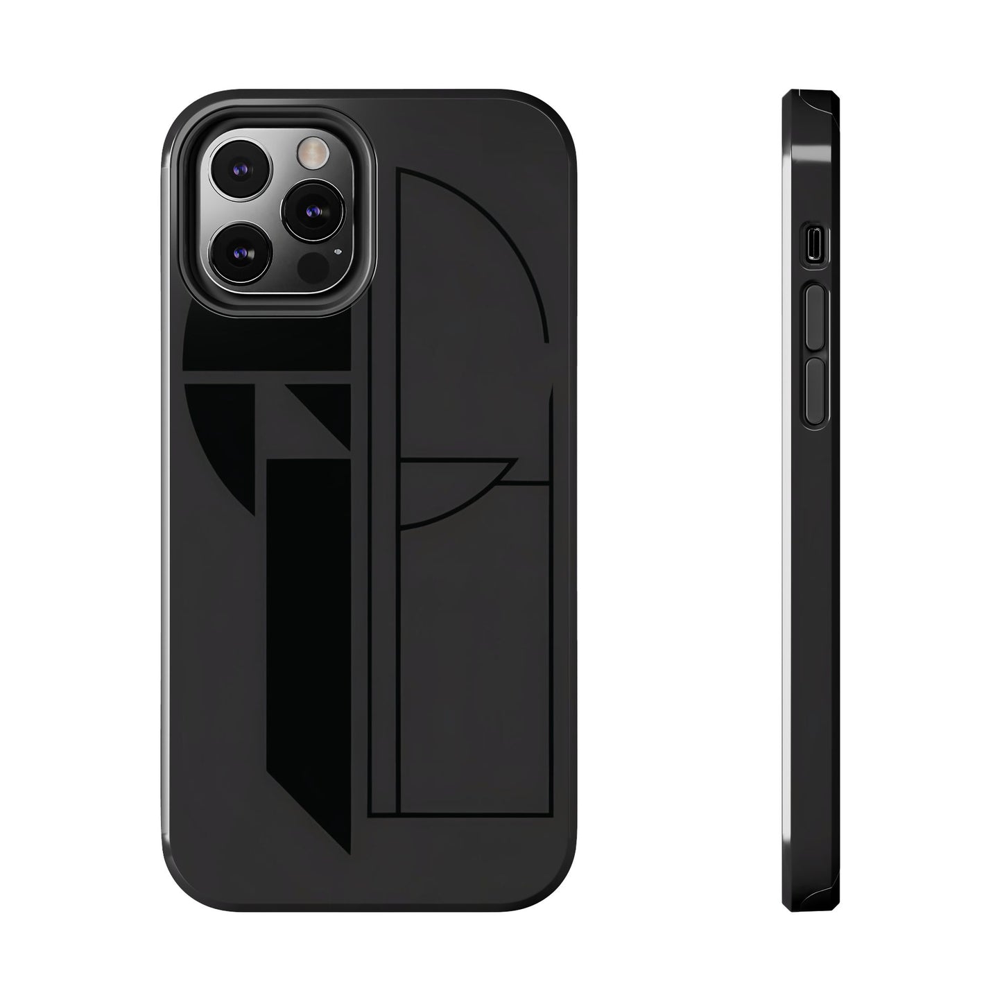 Obsidian Grid Phone Case