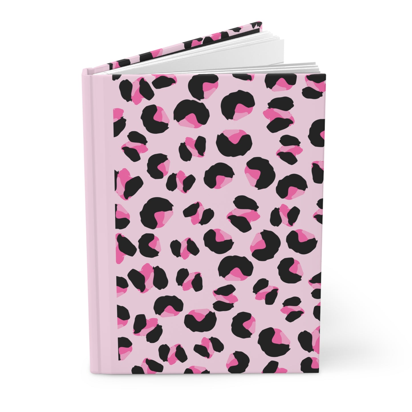 Wildly Chic Pink Cheetah Print Hardcover Journal