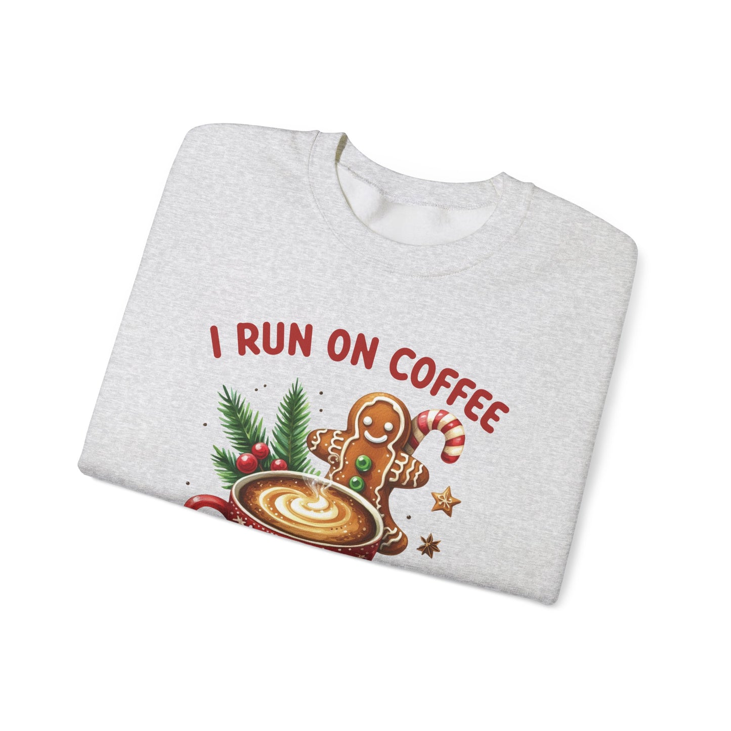 I Run on Coffee and Christmas Cheer Sweatshirt