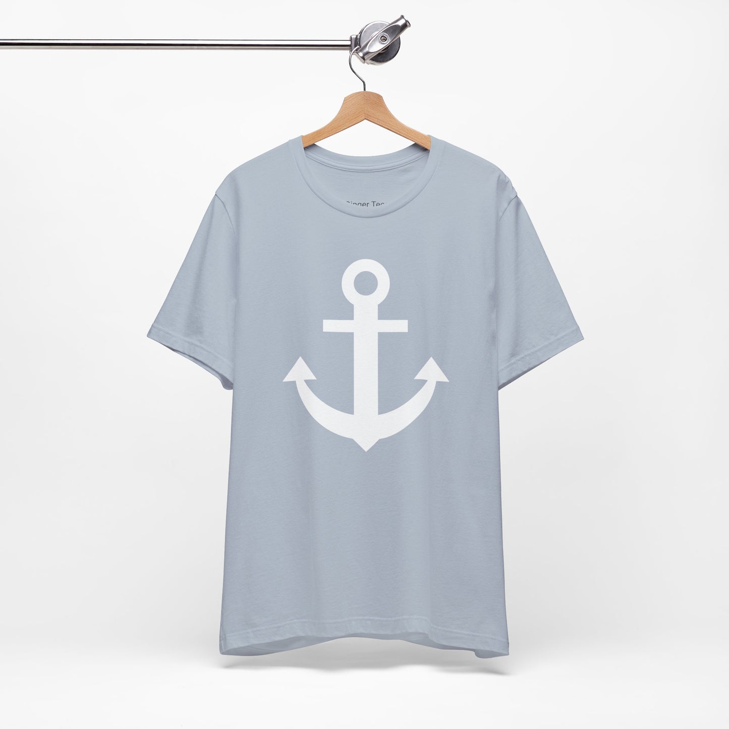 coastal grandma style anchor t-shirt