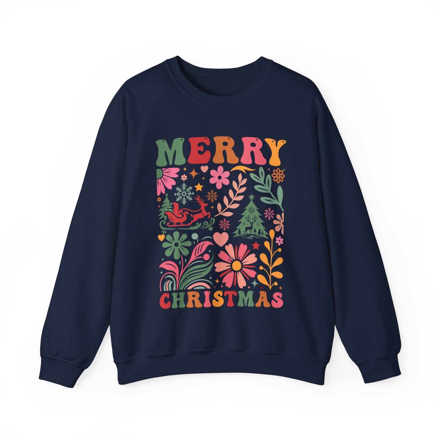 Boho Merry Christmas Sweatshirt