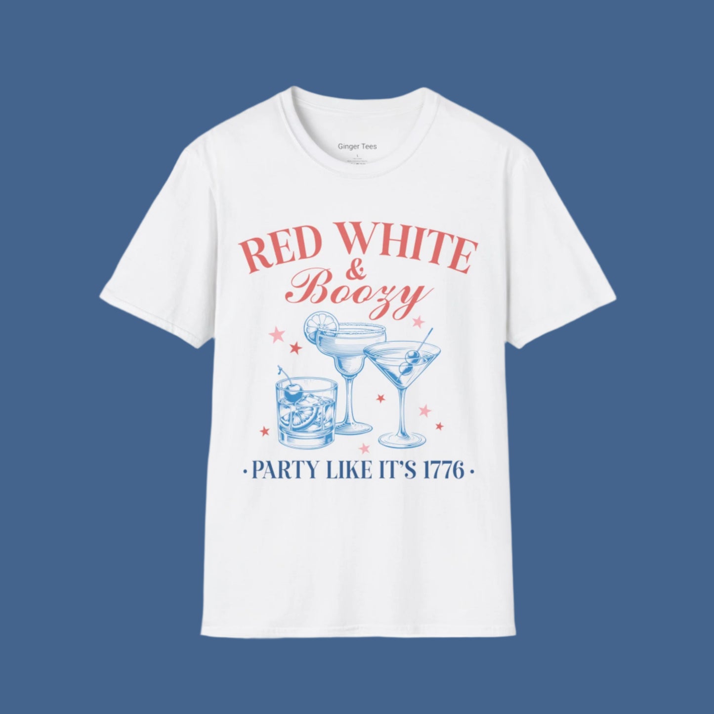 Red White and Boozy Tee