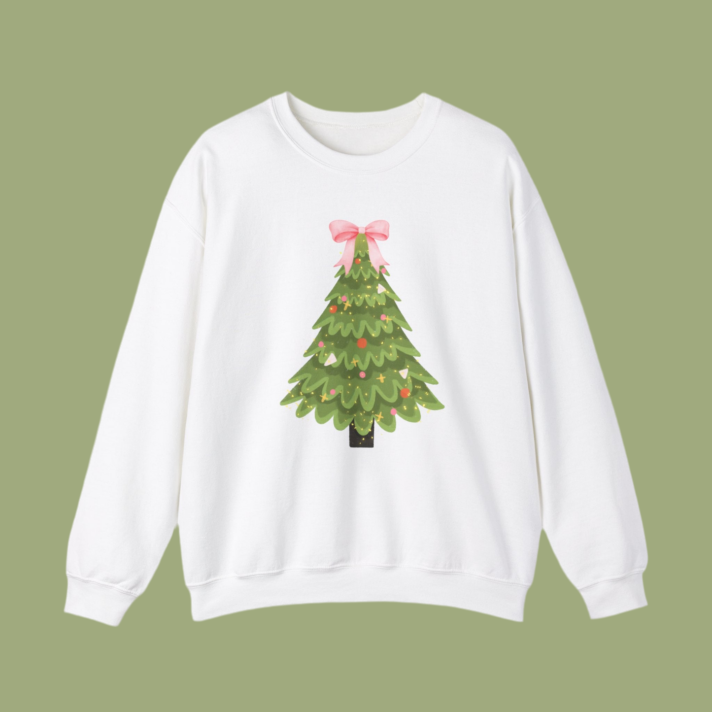 Coquette Christmas Tree Sweatshirt