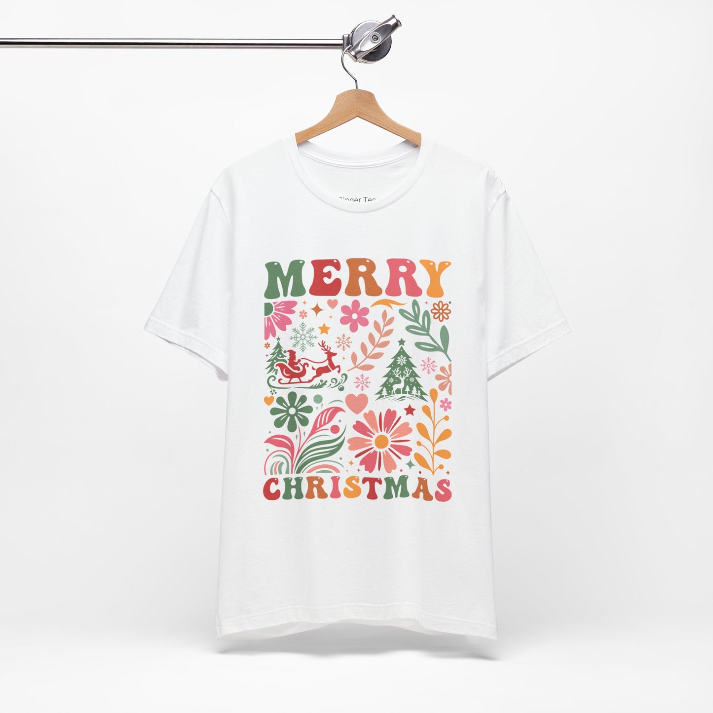 Boho Merry Christmas Tee