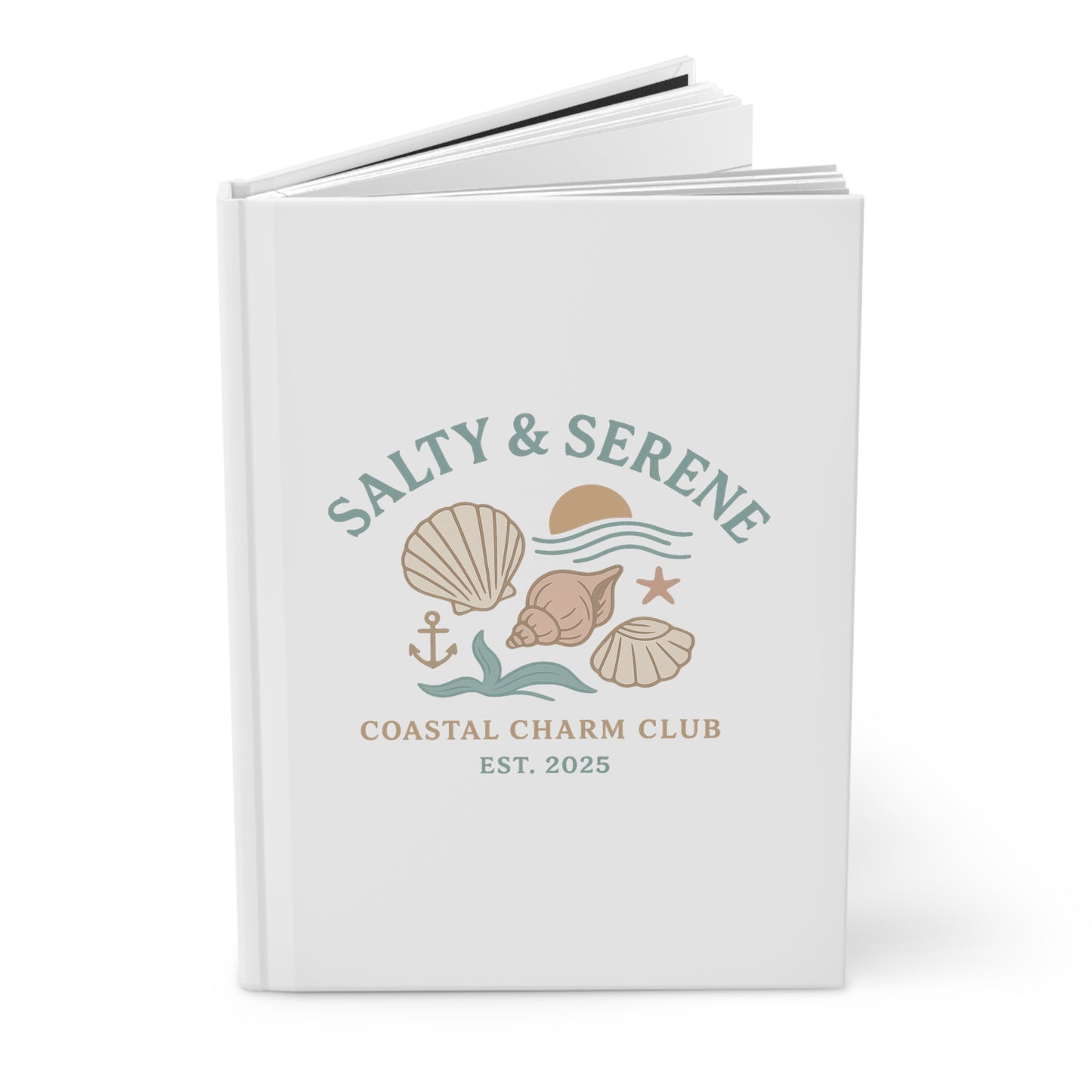 Salty and Serene Hardcover Journal