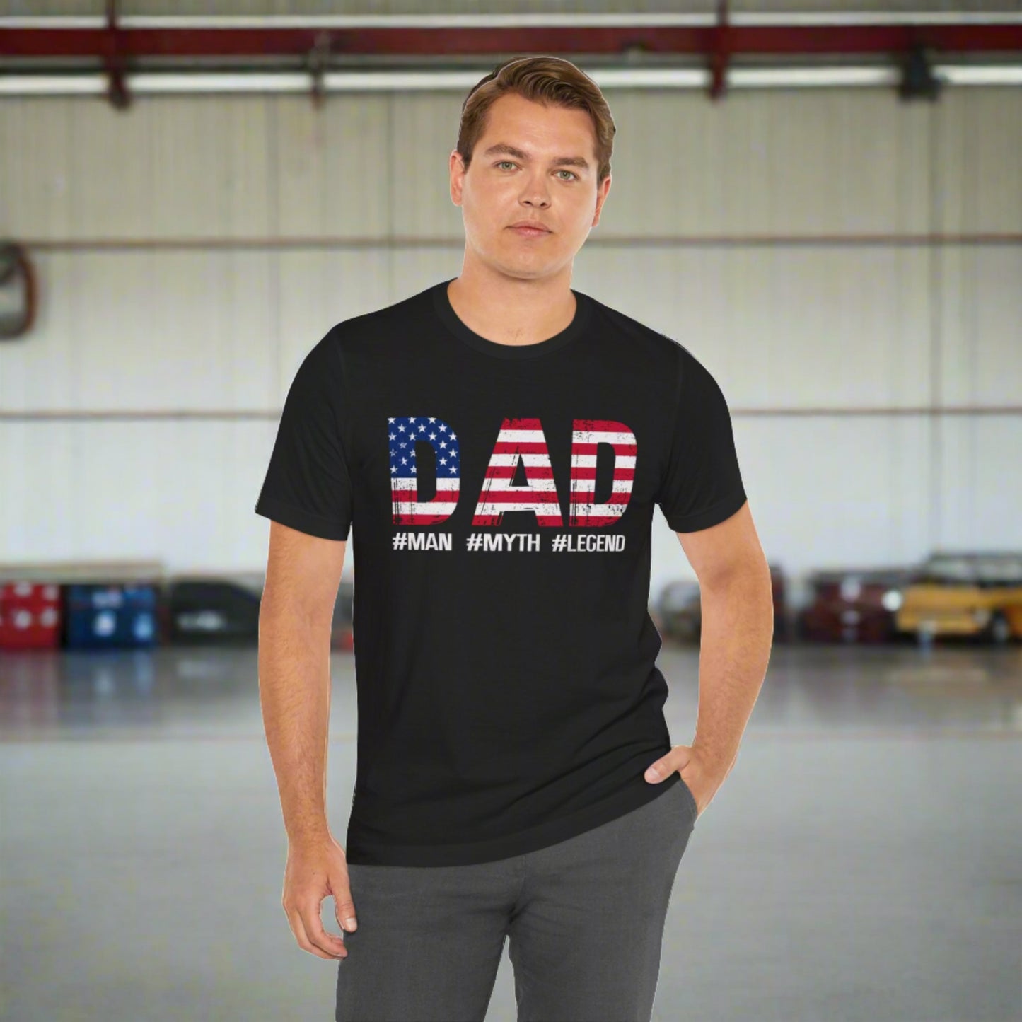 Dad man myth legend t-shirt