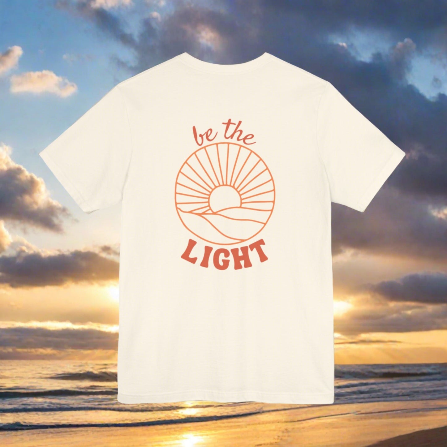 be the light christian themed religious inspirational empowering moitvational teen beach outfit
