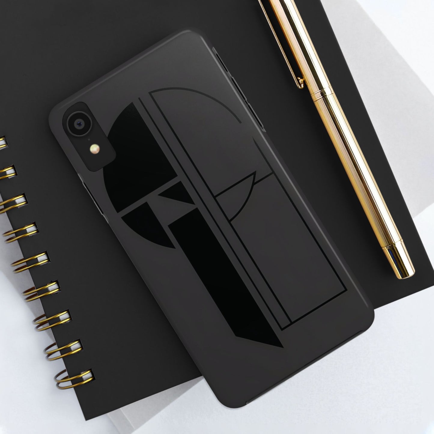 Obsidian Grid Phone Case
