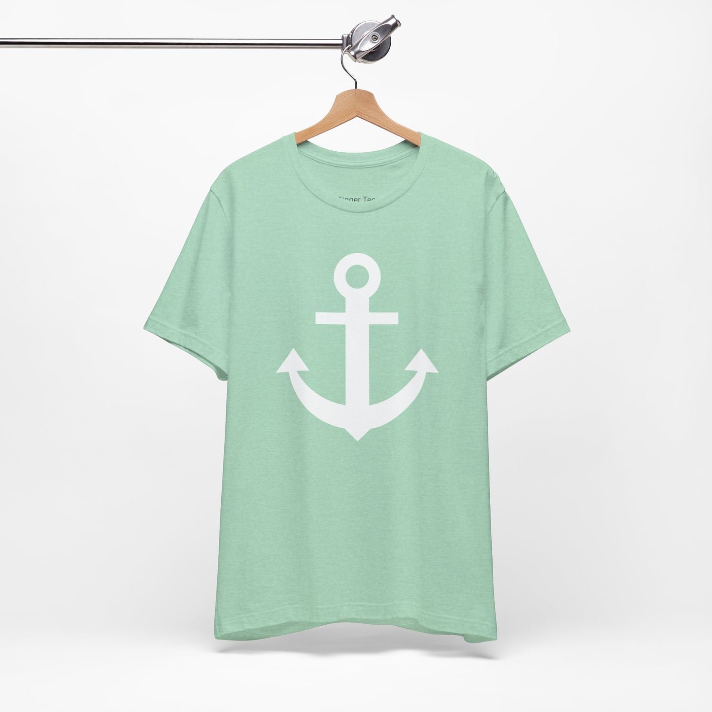 coastal grandma style anchor t-shirt