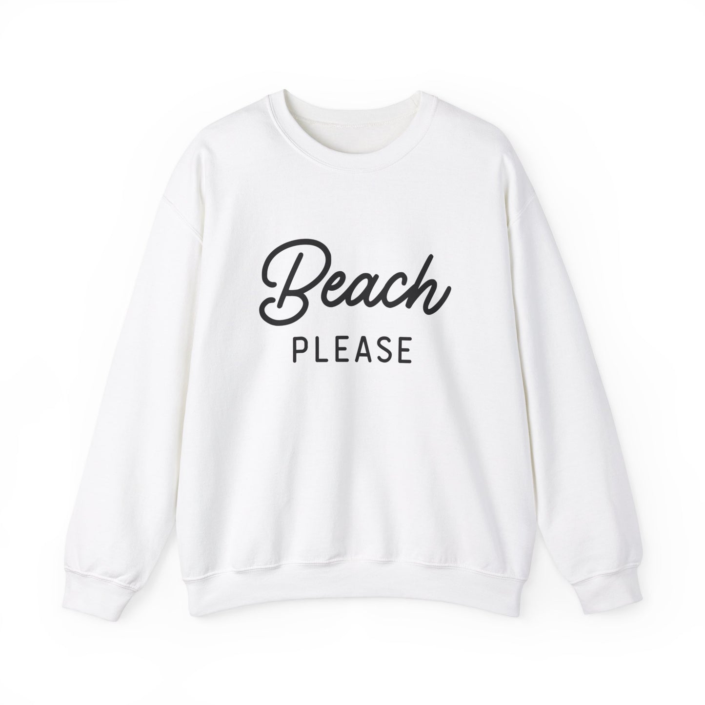 beach please funny summer sweatshirt aesthetic vacation holiday outfit