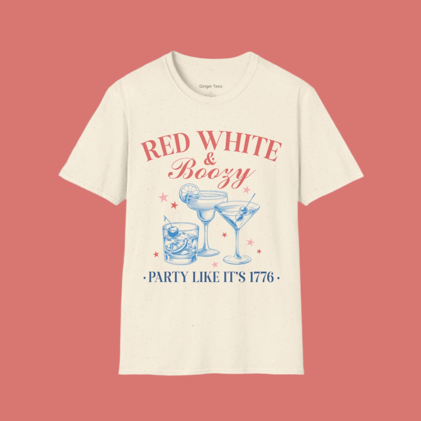 Red White and Boozy Tee