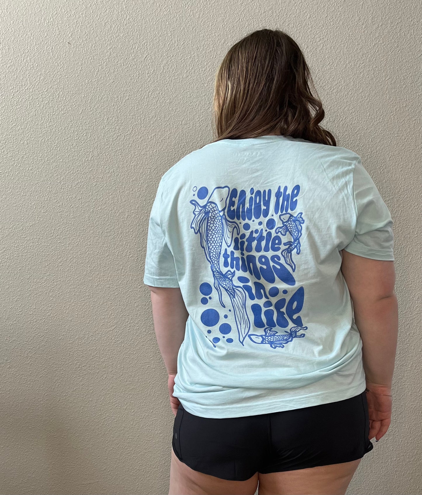 enjoy the little things in life, beach girl, coconut girl, teen style inpsirational t-shirt