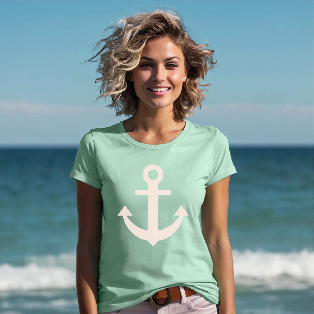 coastal Anchor t-shirt. coastal grandma vibes