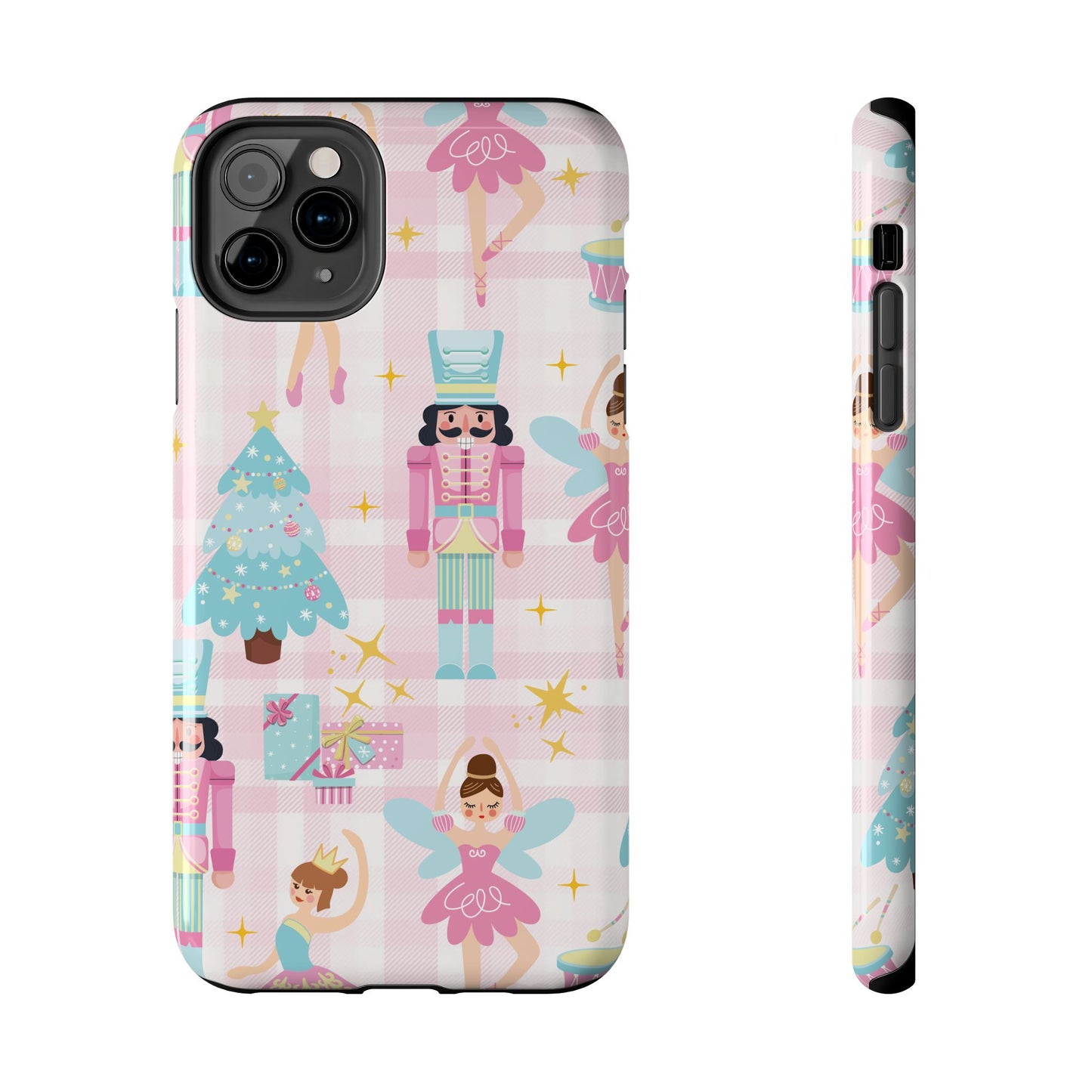 Nutcracker Ballet Pink Plaid Phone Case