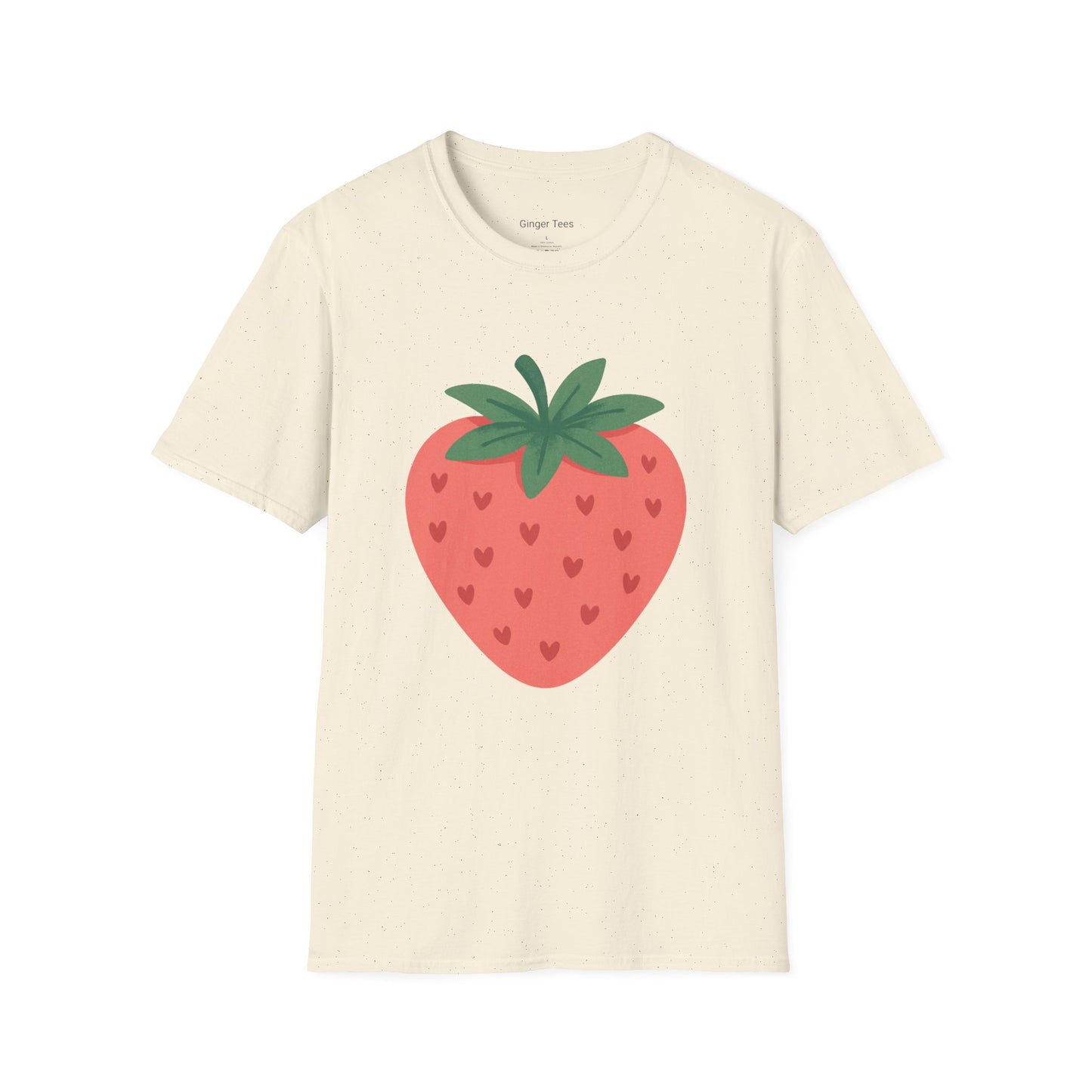Cute Strawberry Graphic T-Shirt – Minimal & Sweet Aesthetic