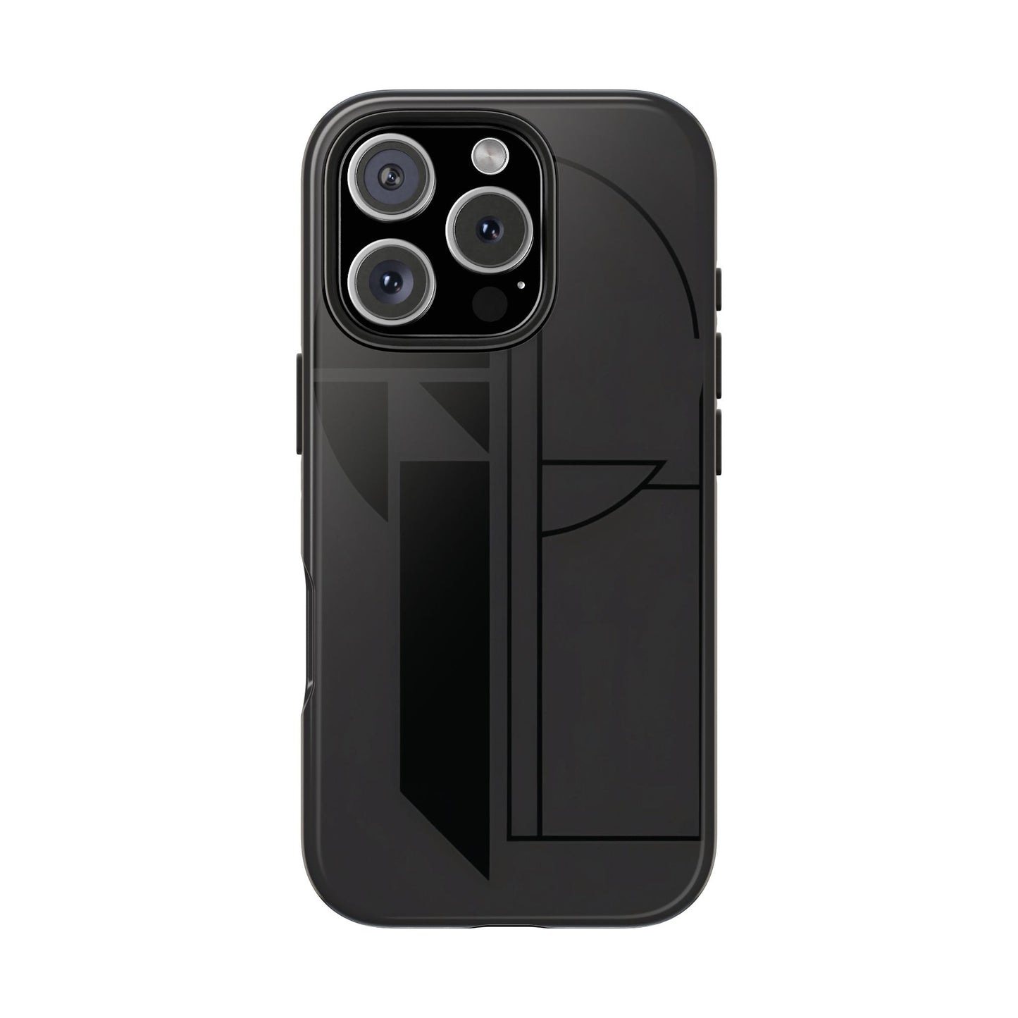 Obsidian Grid Phone Case