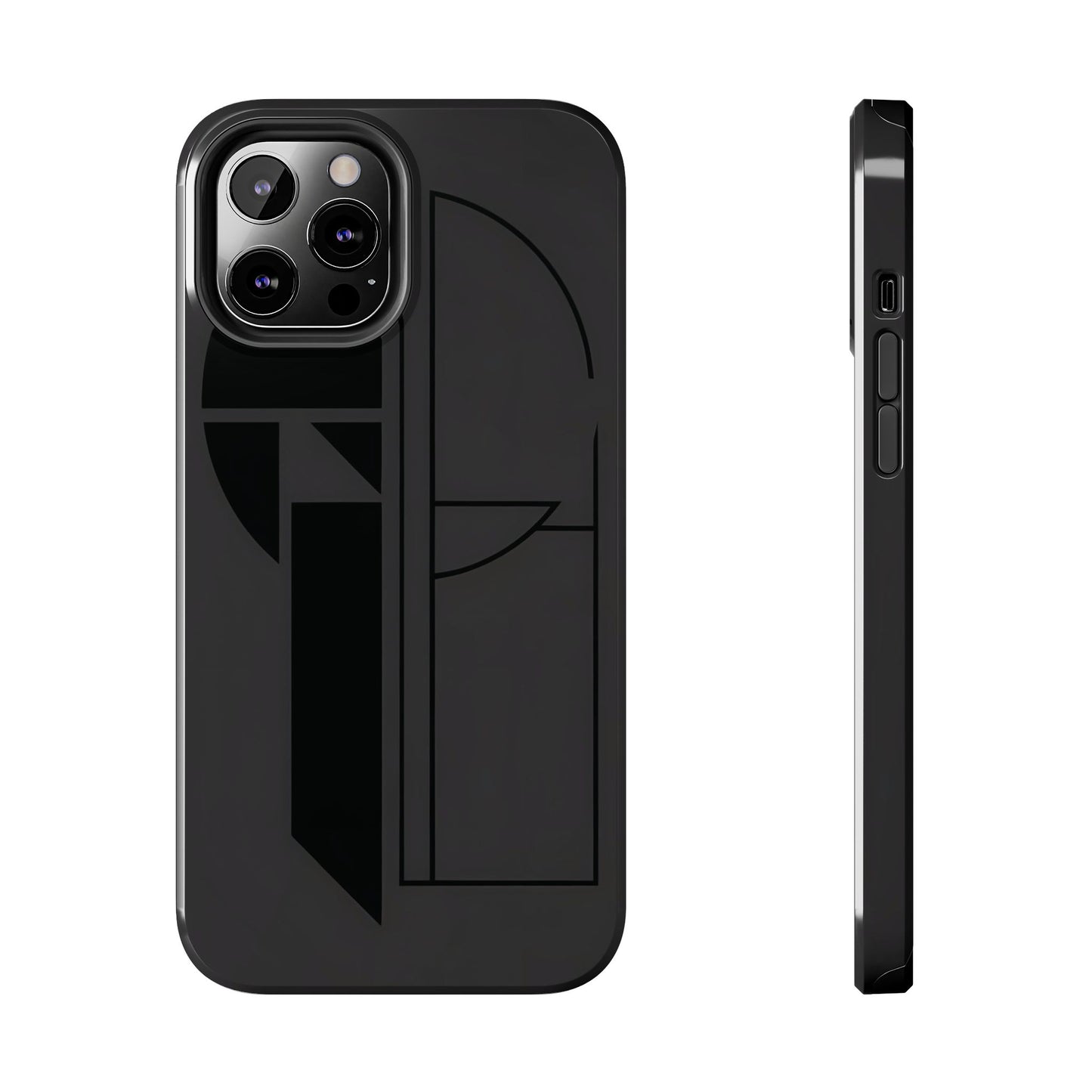 Obsidian Grid Phone Case