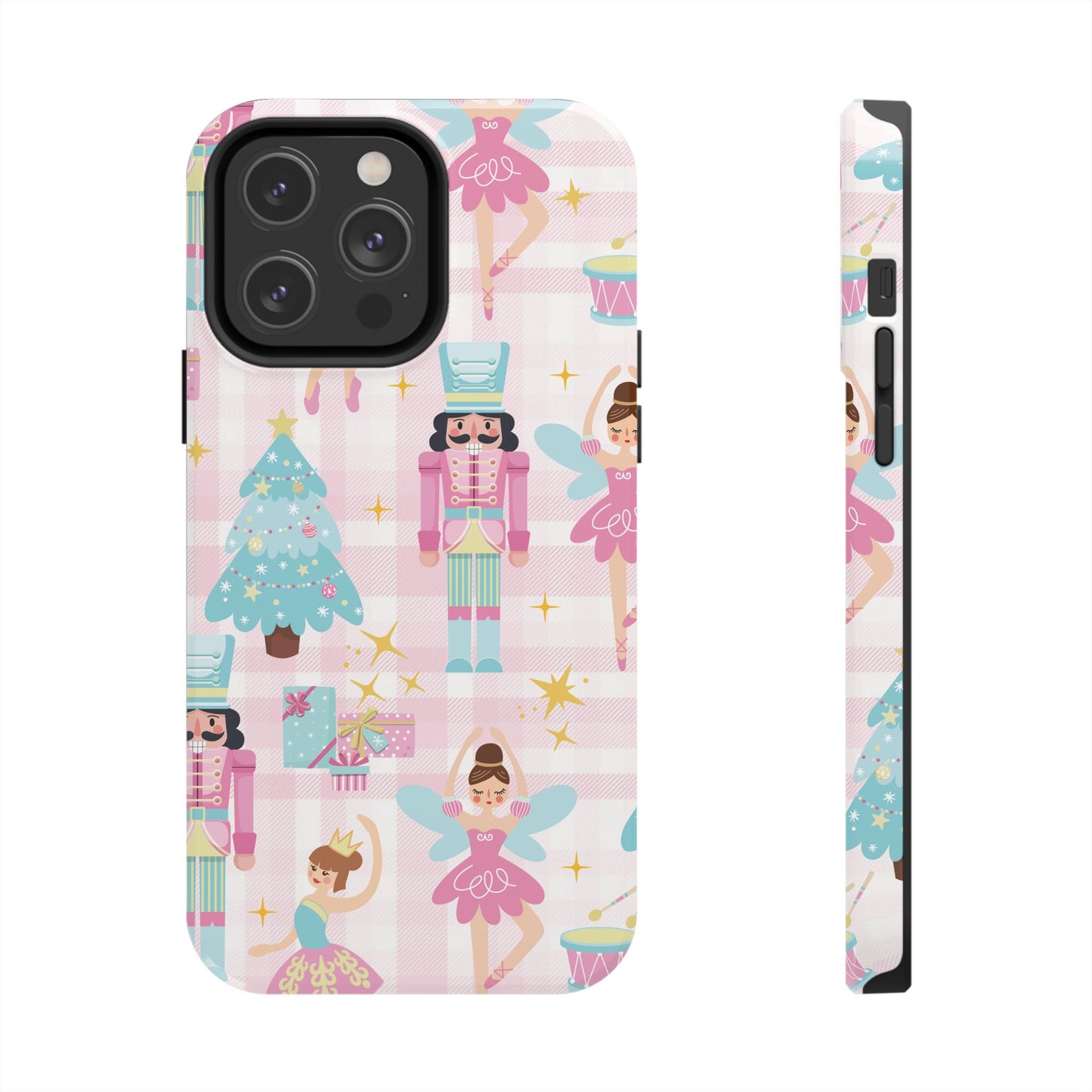 Nutcracker Ballet Pink Plaid Phone Case