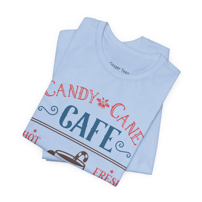Candy Cane Cafe Tee