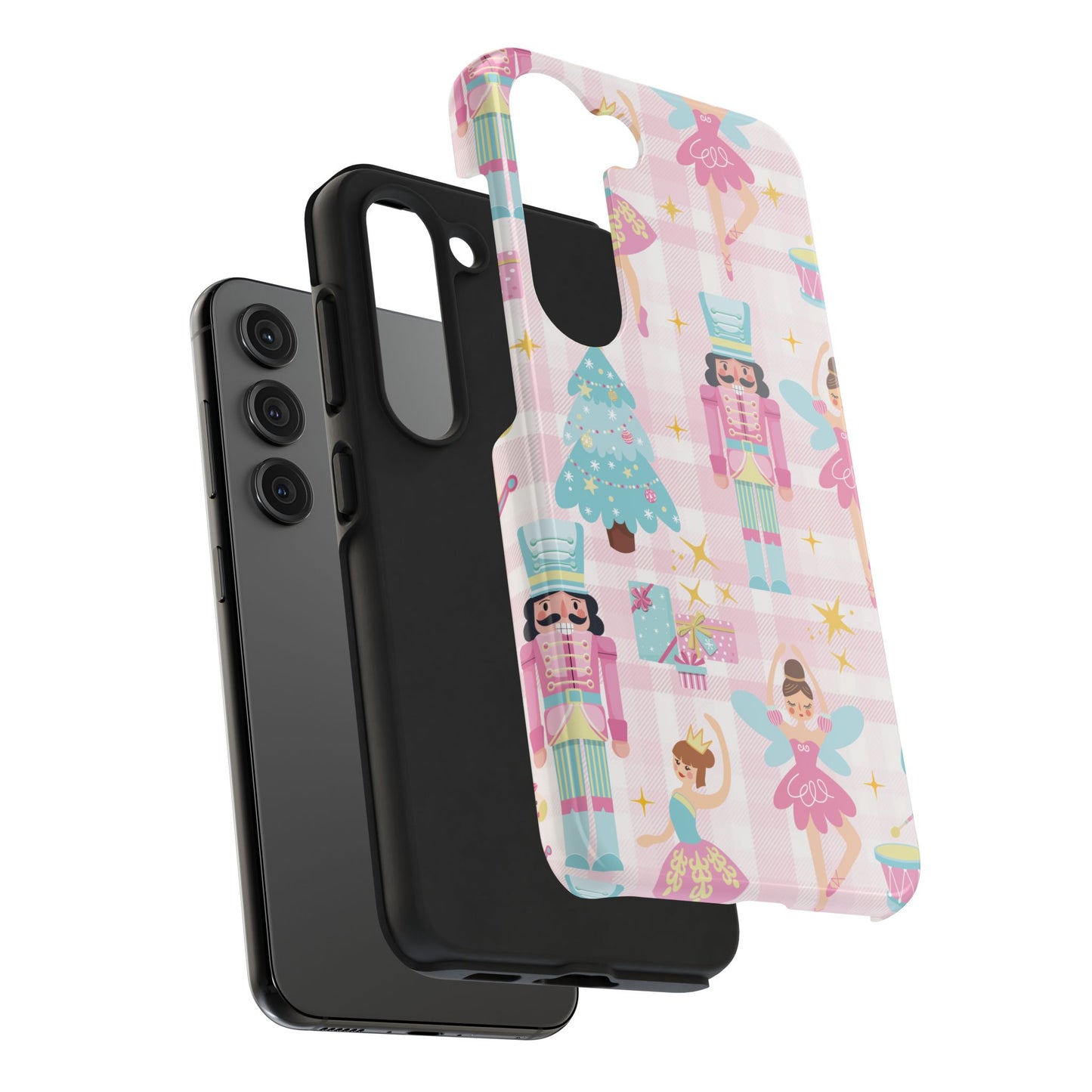 Nutcracker Ballet Pink Plaid Phone Case