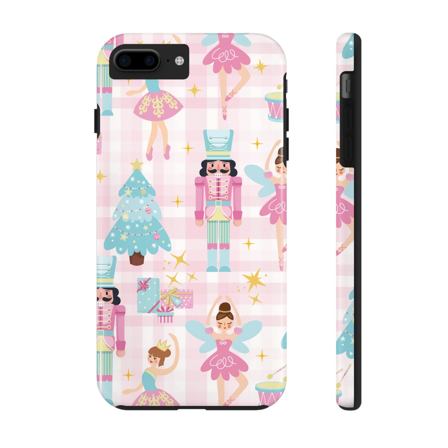 Nutcracker Ballet Pink Plaid Phone Case