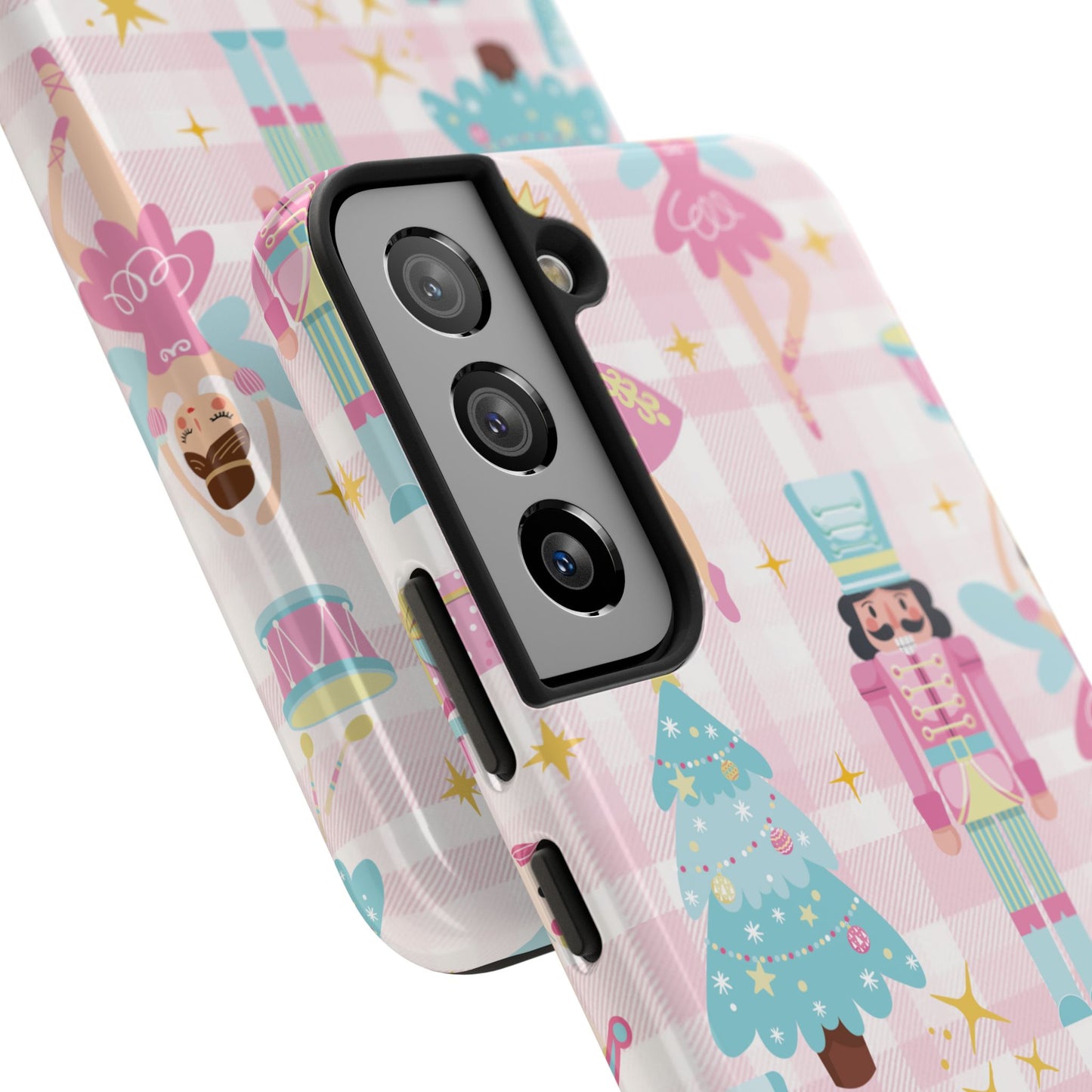 Nutcracker Ballet Pink Plaid Phone Case