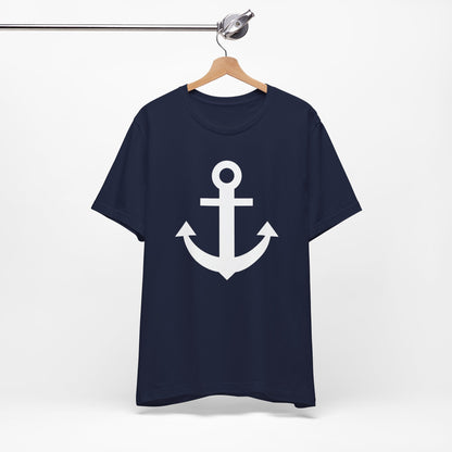 coastal grandma style anchor t-shirt