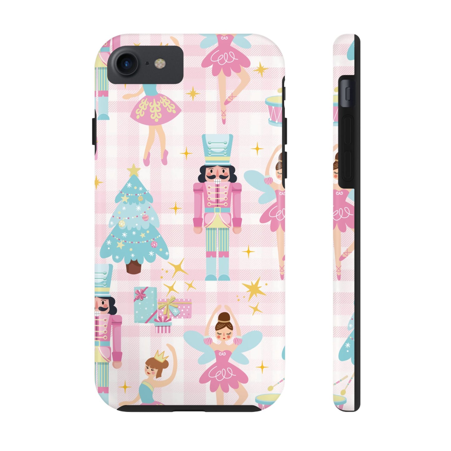 Nutcracker Ballet Pink Plaid Phone Case