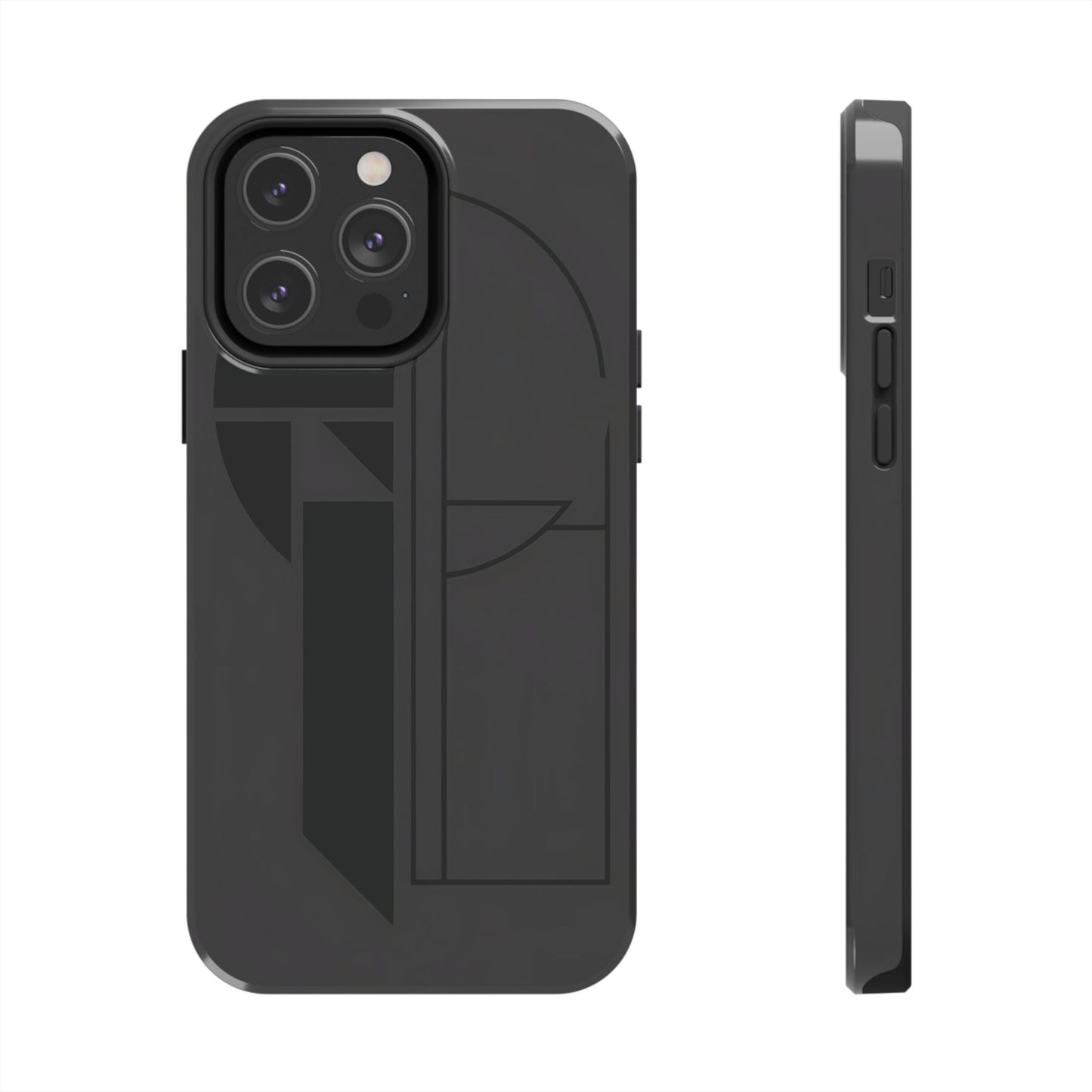 Obsidian Grid Phone Case