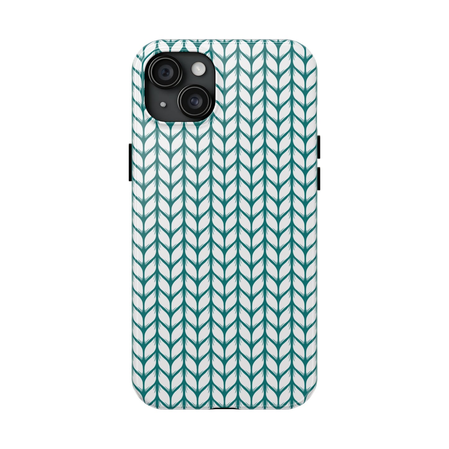 Teal Knit Phone Case