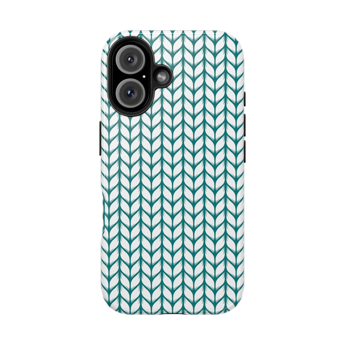 Teal Knit Phone Case