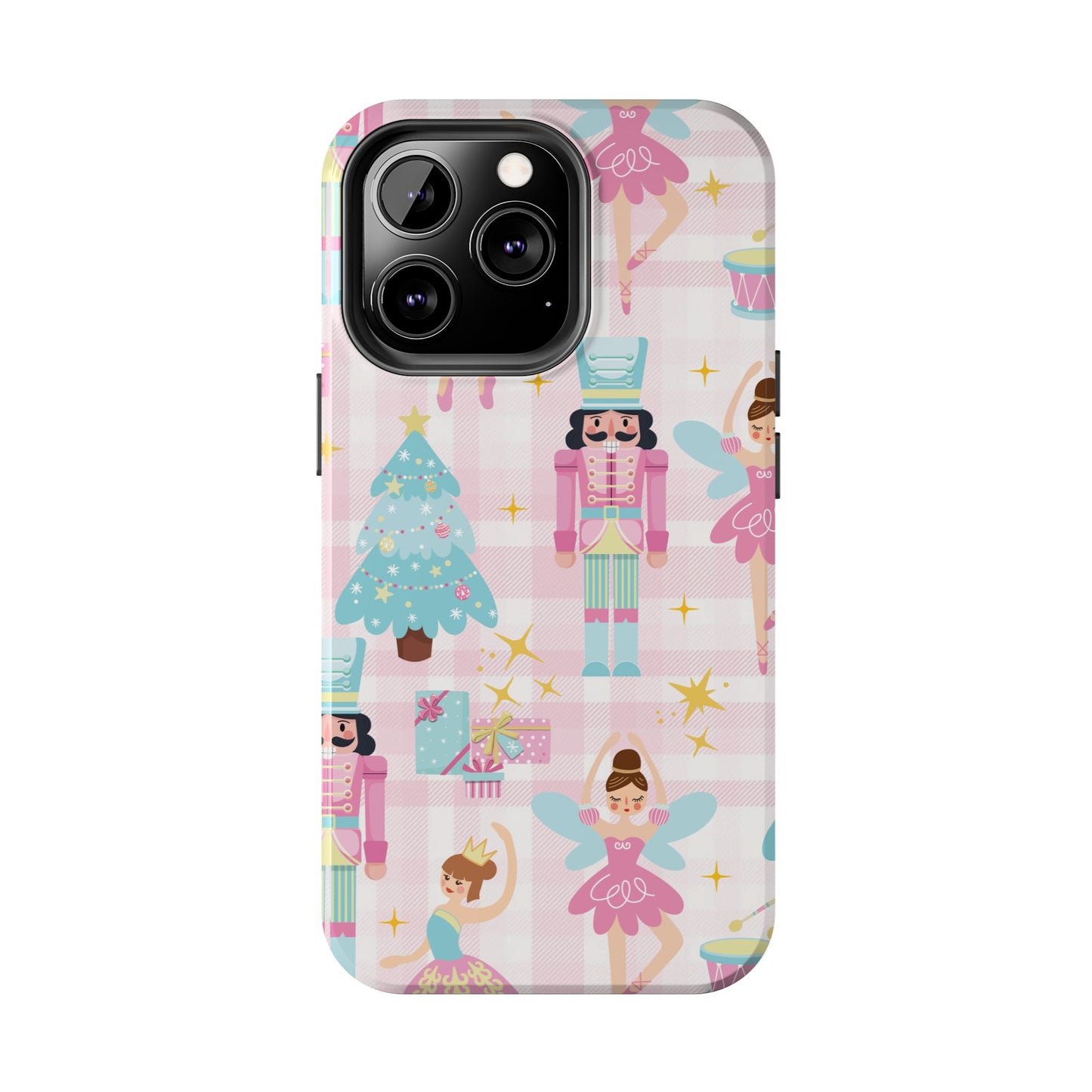 Nutcracker Ballet Pink Plaid Phone Case