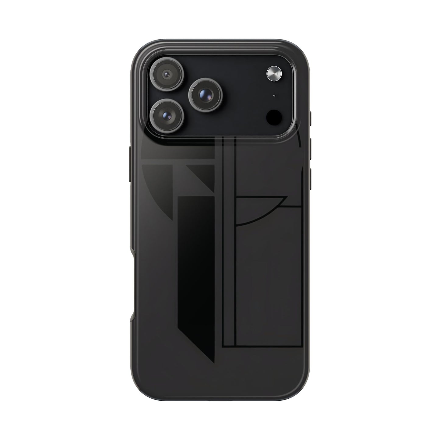 Obsidian Grid Phone Case