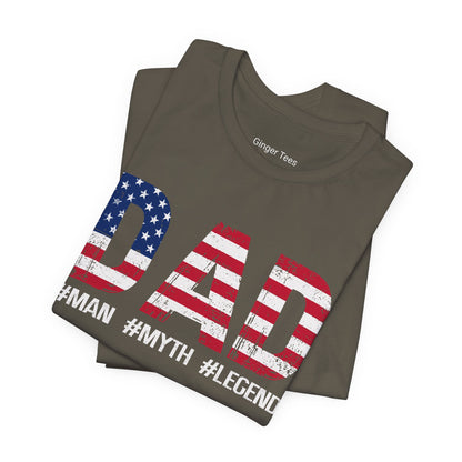 Dad: Man, Myth, Legend Tee