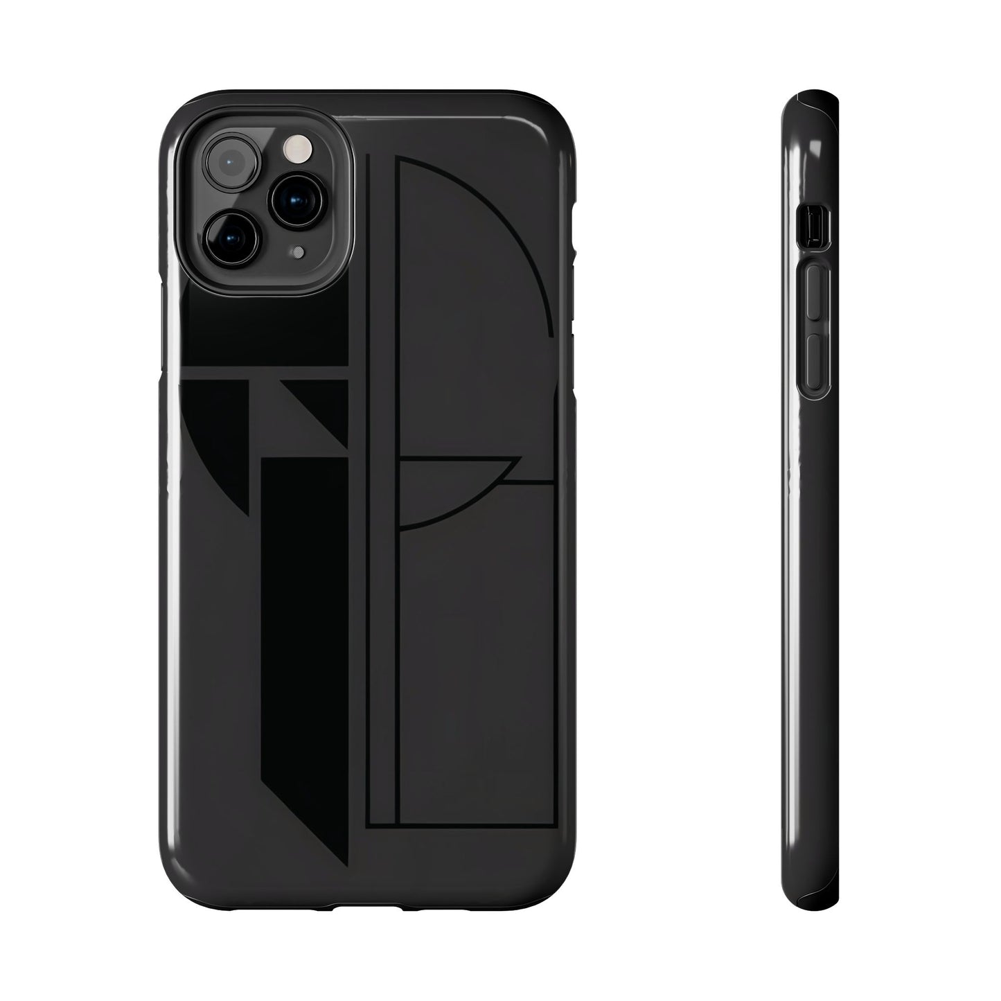 Obsidian Grid Phone Case