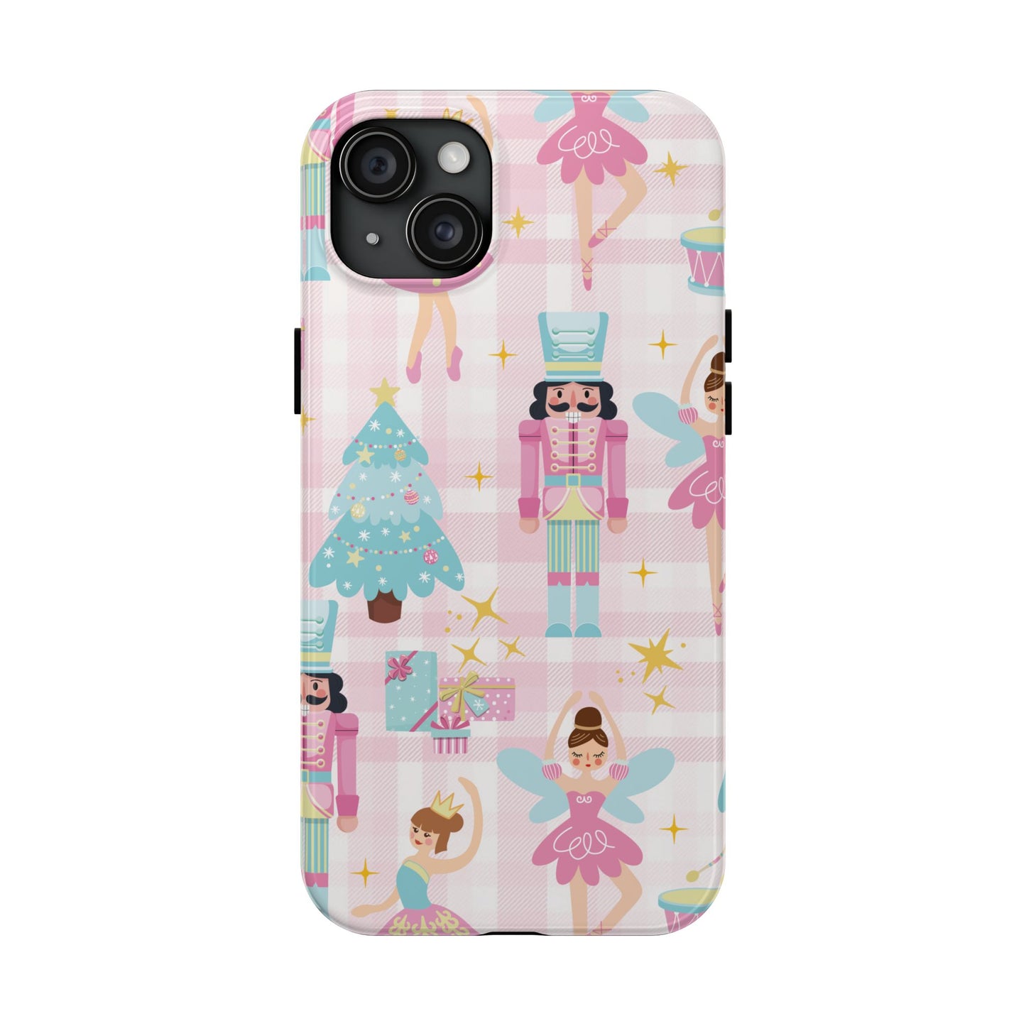 Nutcracker Ballet Pink Plaid Phone Case