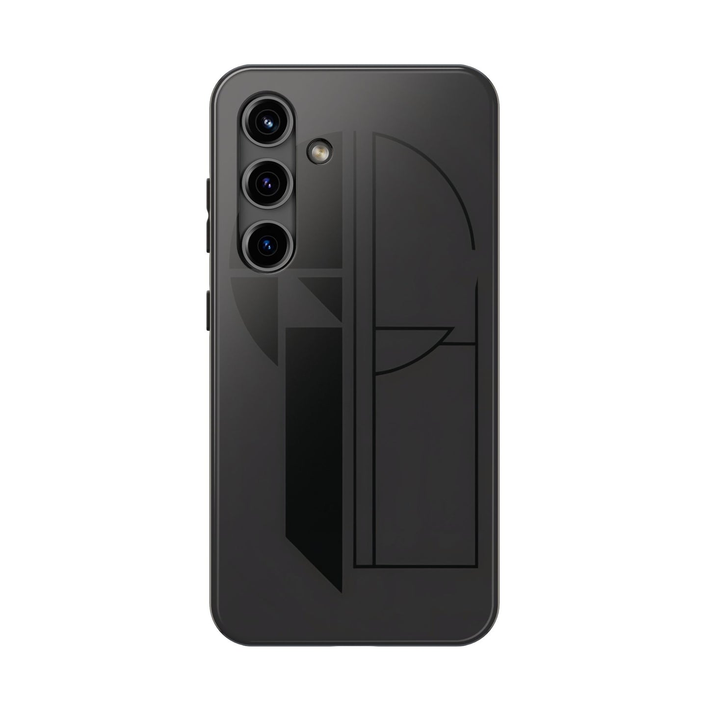 Obsidian Grid Phone Case