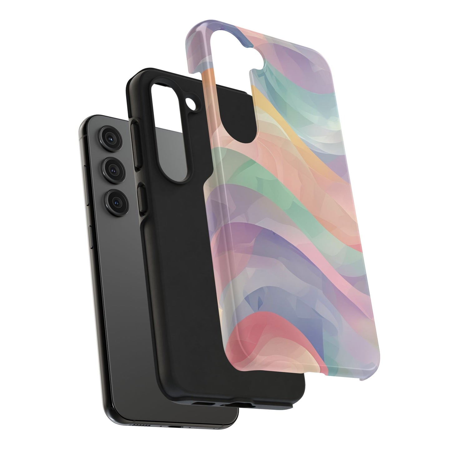 Soft Pastel Wavy Phone Case