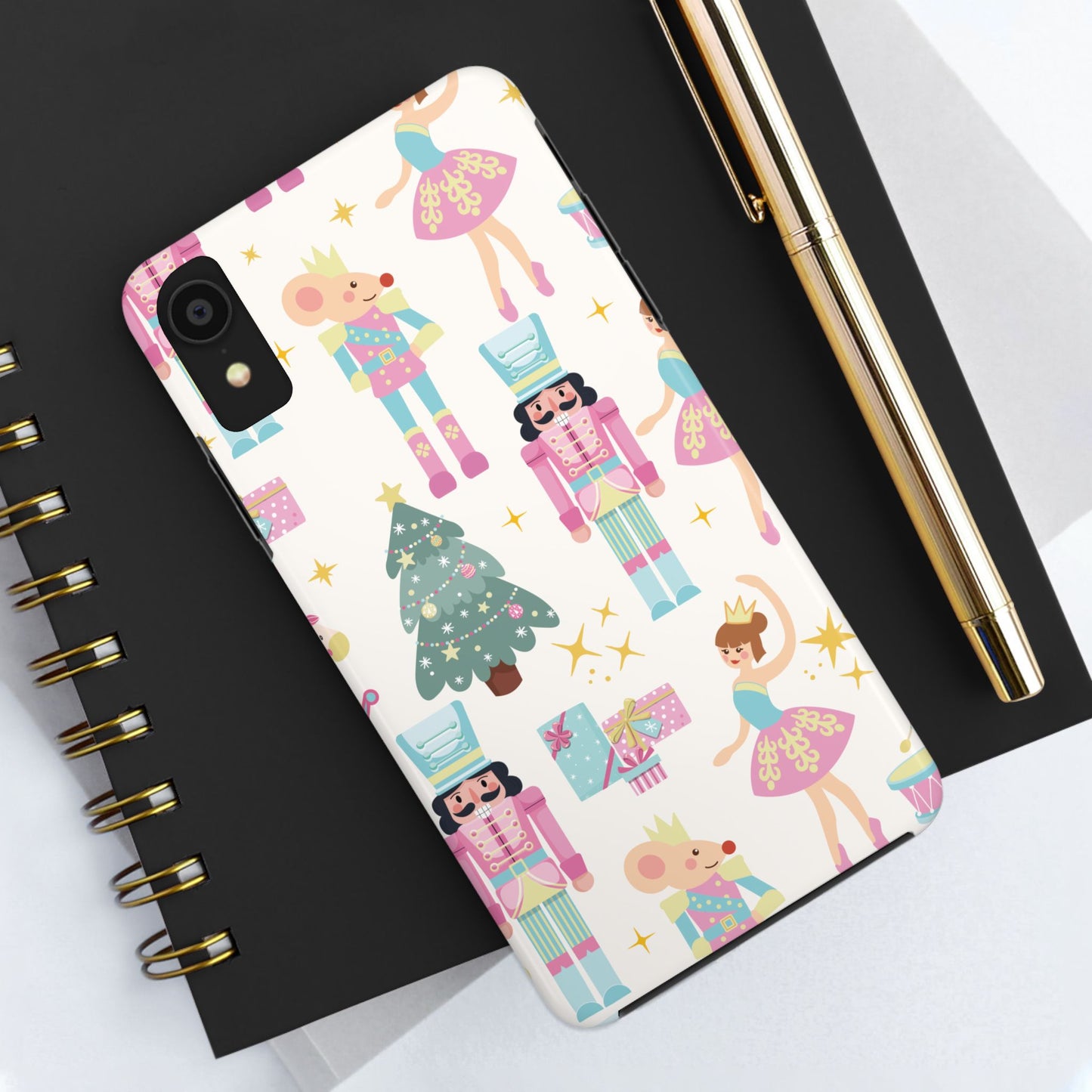 Nutcracker Ballet Cream Holiday Phone Case