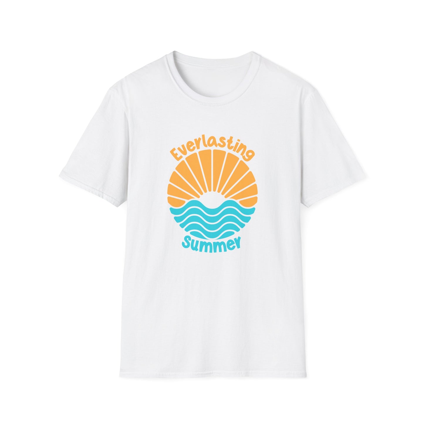Everlasting Summer Retro Sunset Tee – Bright Beach Vibes T-Shirt
