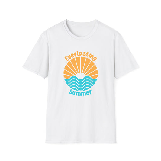 Everlasting Summer Retro Sunset Tee – Bright Beach Vibes T-Shirt